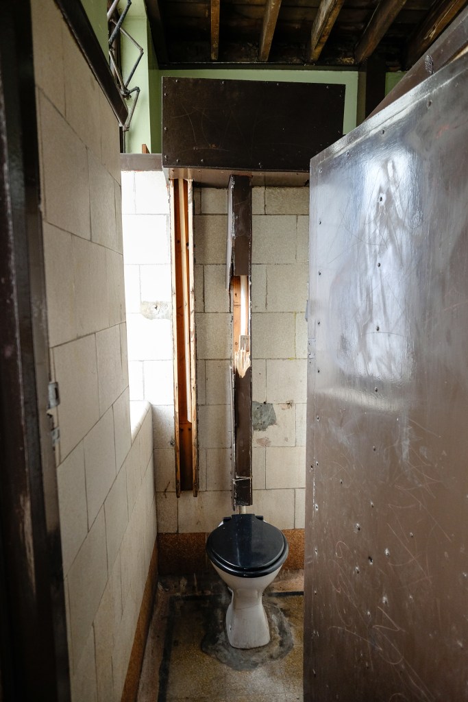 Disused toilets in Charlton's Summer House