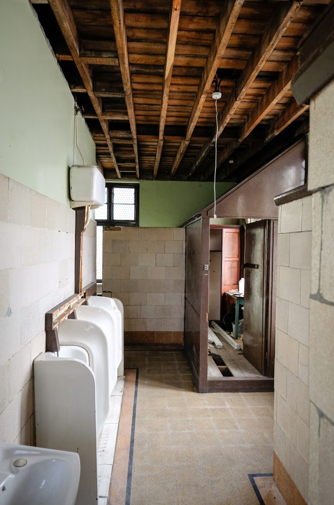 Disused toilets in Charlton's Summer House