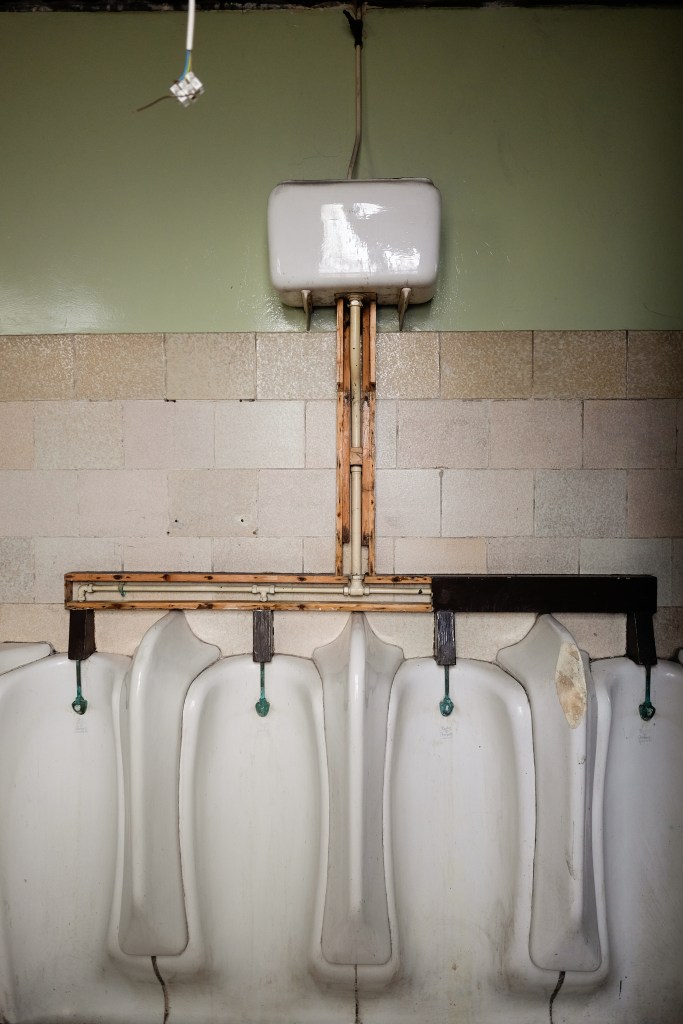 Disused toilets in Charlton's Summer House